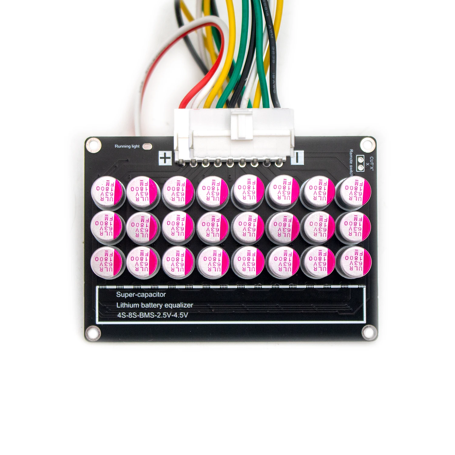 Imagem -05 - Balanceador Ativo do Equalizador Bateria de Lítio Transferência de Energia Proteção de Bms 4s 8s Lifepo4 Li-íon 6s 7s 12v 24v 5a