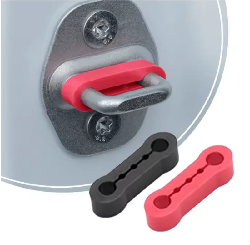 4pcs/ Pack Car Door Shock Absorber Universal Car Door Buckle Soundproof Deadener Damper Cushion Anti-Vibration Buffer Pad