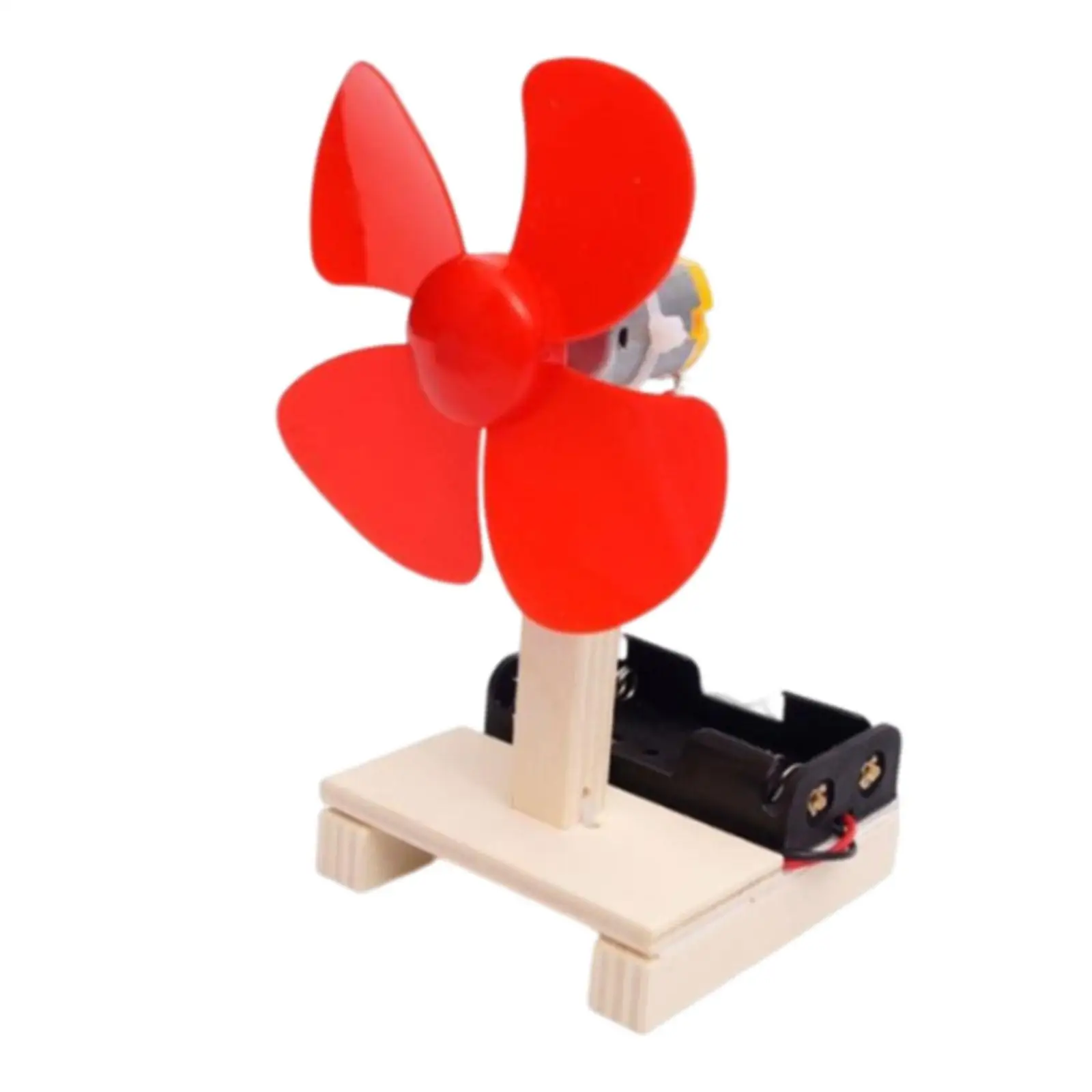 Modèle de ventilateur électrique bricolage, jouets scientifiques, expérience physique, kit d'assemblage pratique pour étudiants, convient aux 6 à 14 ans