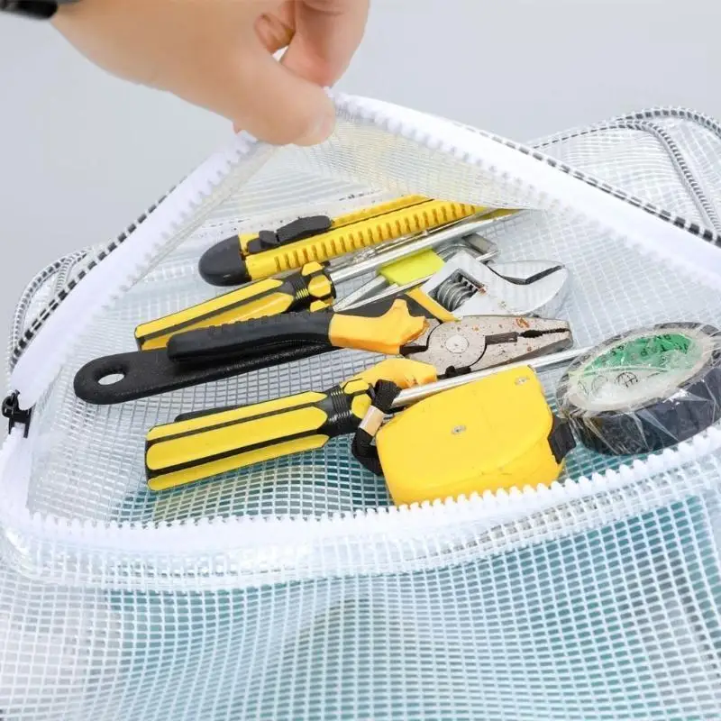 

17inch Anti-static Clear PVC Backpack Cleanroom Engineer Tool Bag Full Cover PVC 547A