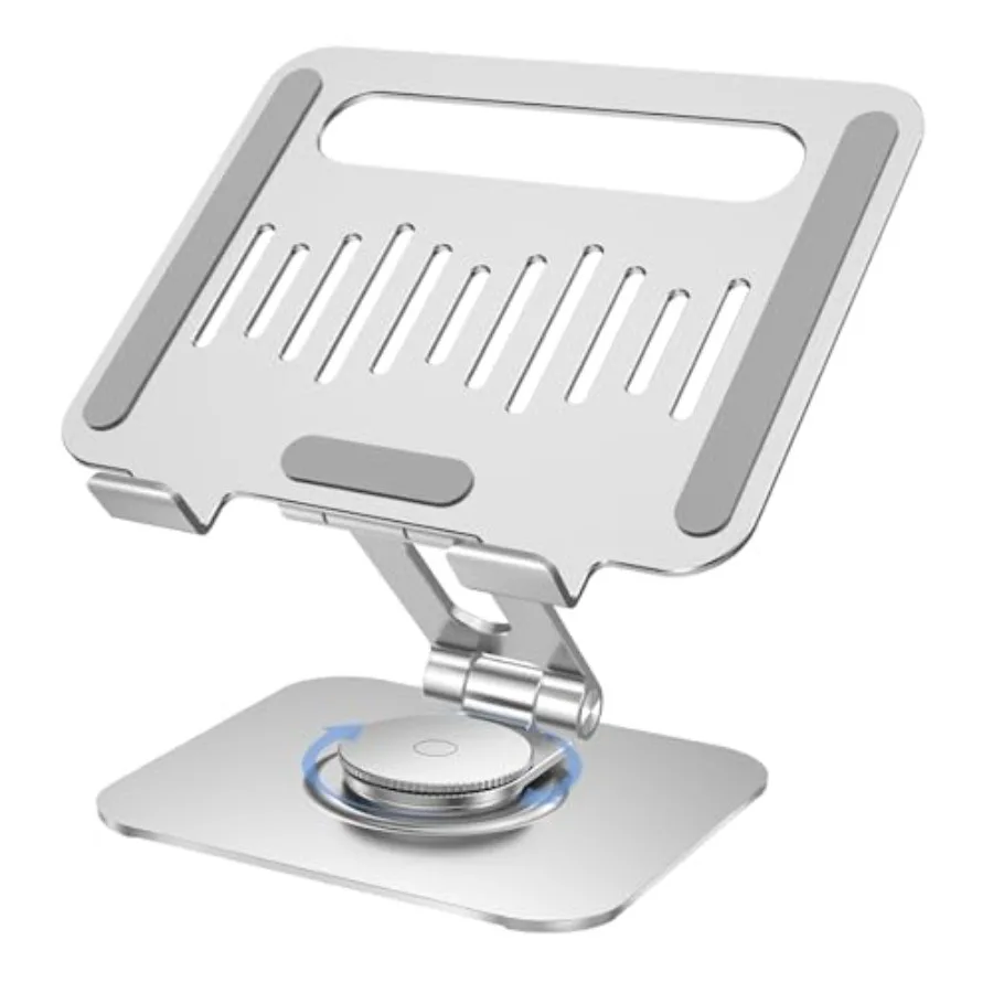 

Подставка для планшета на стол с поворотом на 360°, алюминиевая регулируемая подставка для iPad, совместимая с iPad Pro, Air, Mini, Surface Pro