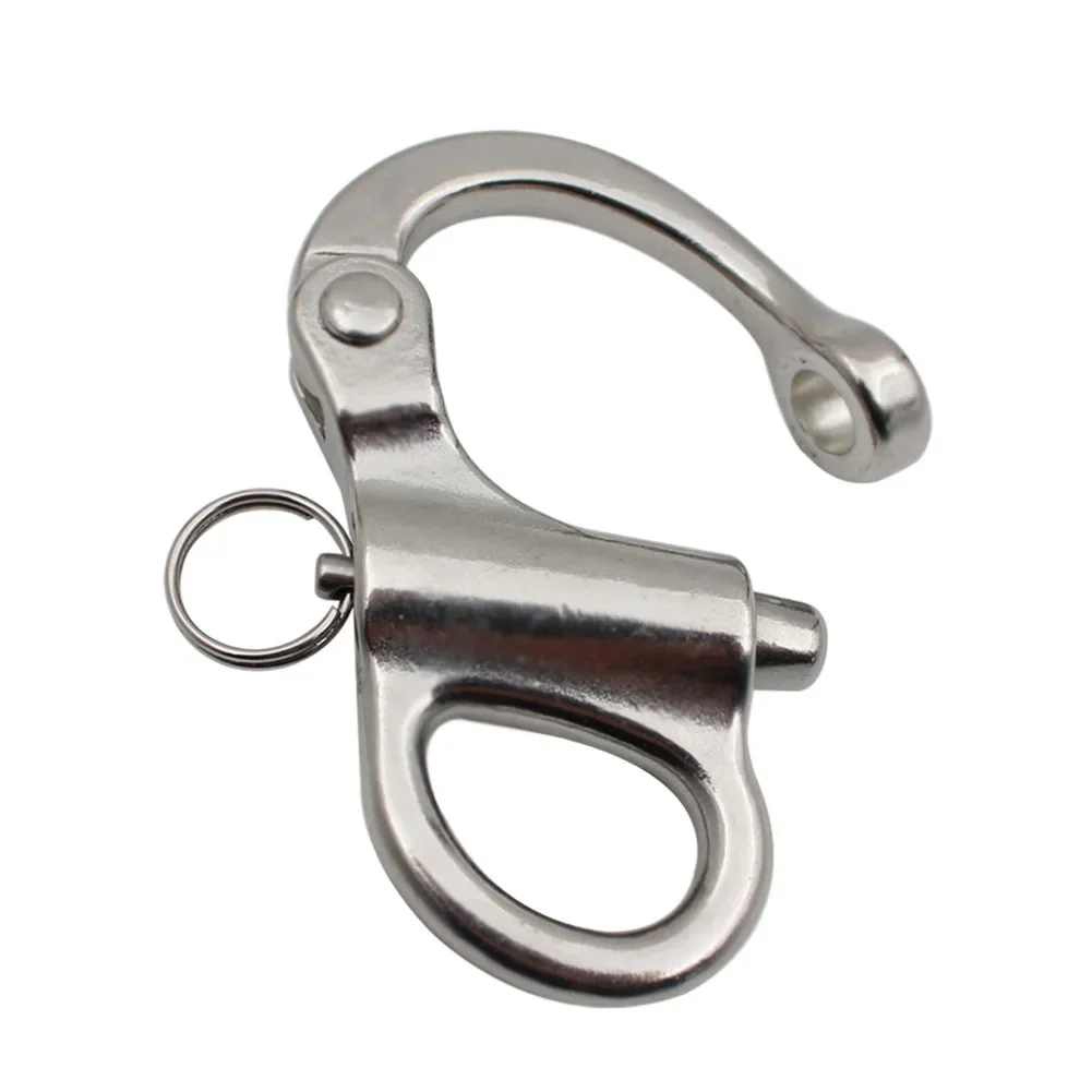 Stainless Quick Release Boat Anchor Chain Eye Shackle Swivel Hook Snap Marine 52mm For A Large Variety Of Applications Accessori