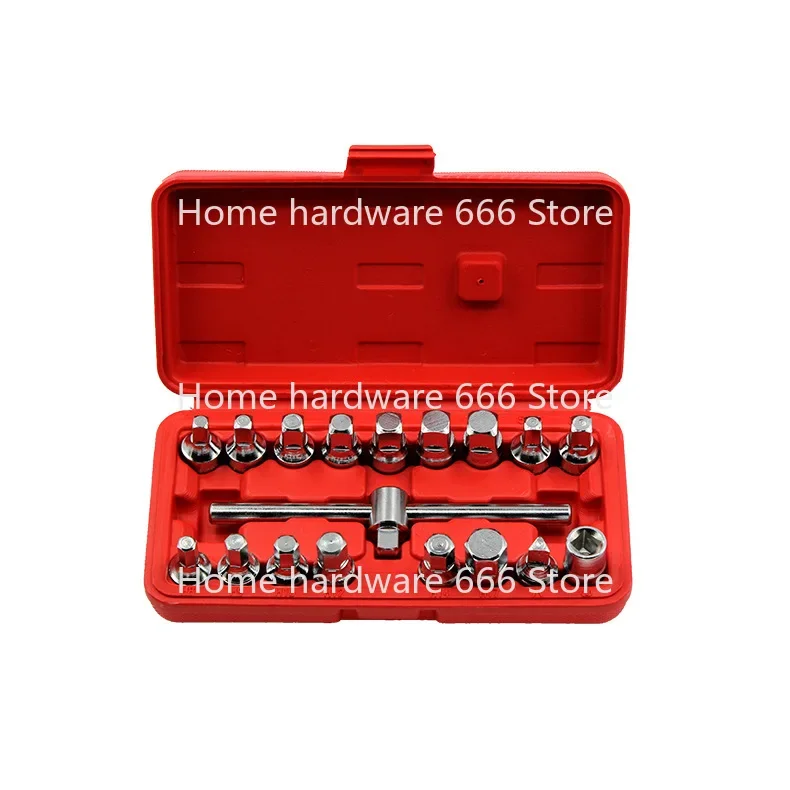 Oil Pan Drain Screw Wrench  Pan Screw Socket Special Tools for Steam Protection of Oil Drain  Change Vehicle