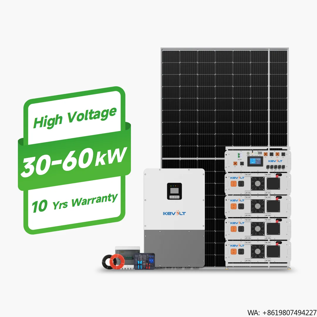 New Energy High Voltage Solar Power System 40kW 60kW 80kW 100kW 120kW 150kW Power Station With Solar PanelsHigh Voltage