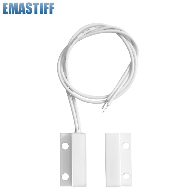 MC-38 Wired Door Window Sensor MC38 Magnetic Switch normally Closed NC for Tuya WIFI Home gsm Alarm System accessory