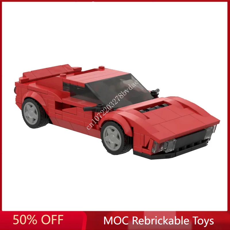 266PCS MOC Speed Champions Ferraried 288 GTO Sports Car Model Building Blocks Technology Bricks Creative Assembly Kids Toys Gift