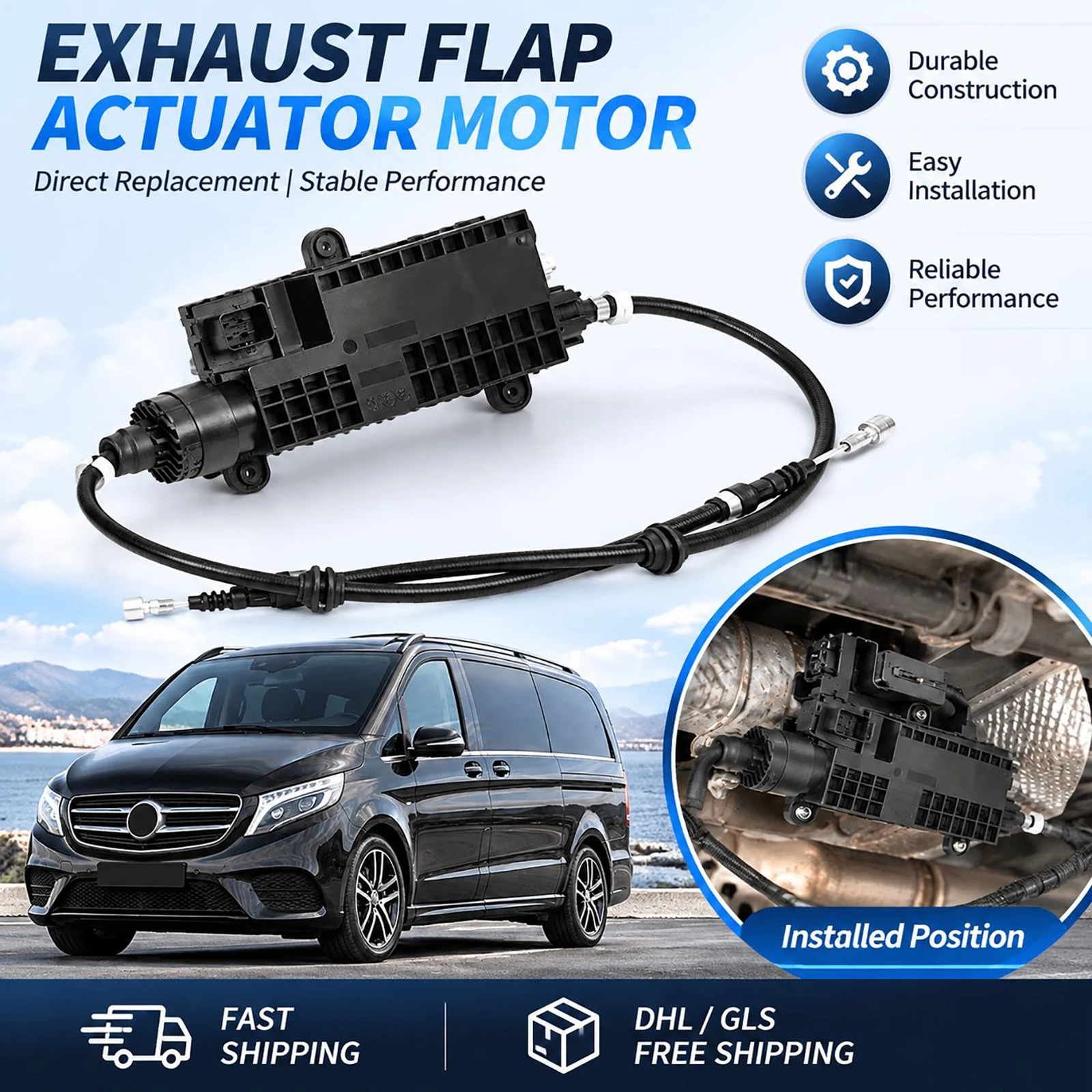 A4479068700 Attuatore del freno di stazionamento elettronico per Mercedes Classe V Vito W447