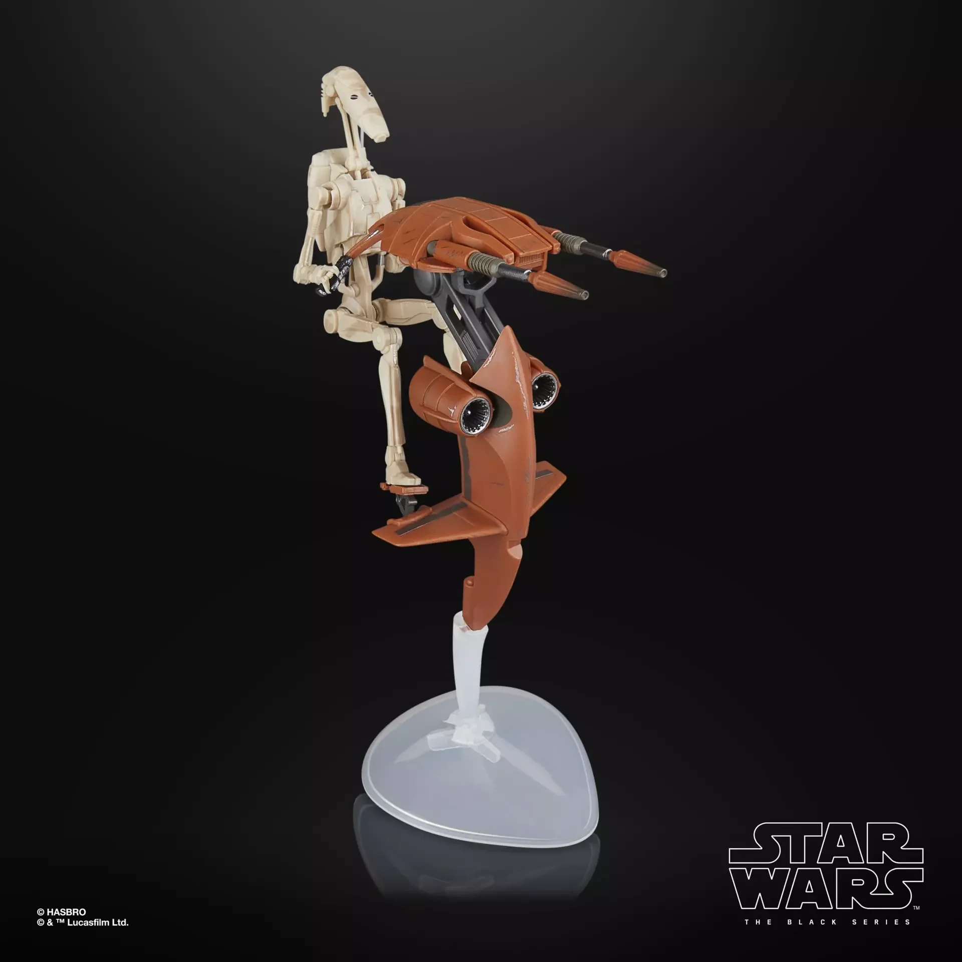 

6-Inch Star Wars Episodei Stap & Battle Droid Action Figure The Black Series Ornaments Toy Collect Model Cartoon Birthday Gift