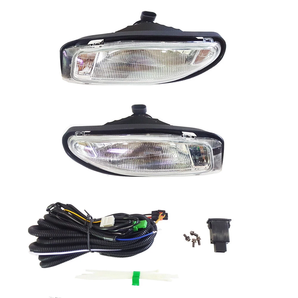 1 Pair Front Bumper Fog Lights Fit for Toyota Hilux MK5 2WD (Tiger D4D) 2003 2004 2005 Accessories