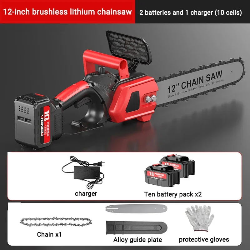 Original brandneue Holzschneide-Handsäge, kabellose elektrische Lithium-Kettensäge, Holzschneidemaschine