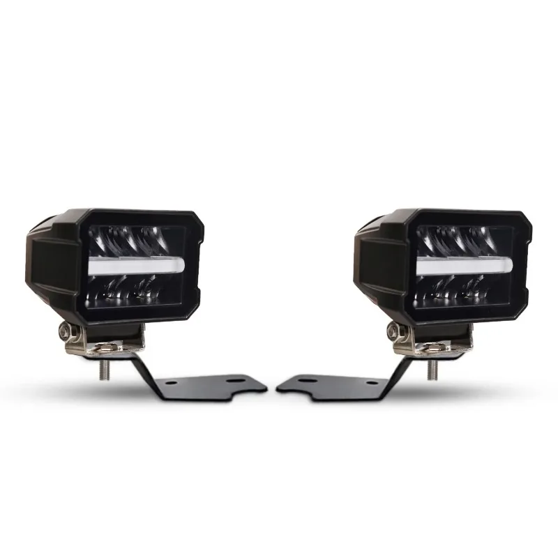 

Archaic A-Pillar Brackets With LED DRL Lights Kit - Single Light Mounts - For Bronco 2021-2024