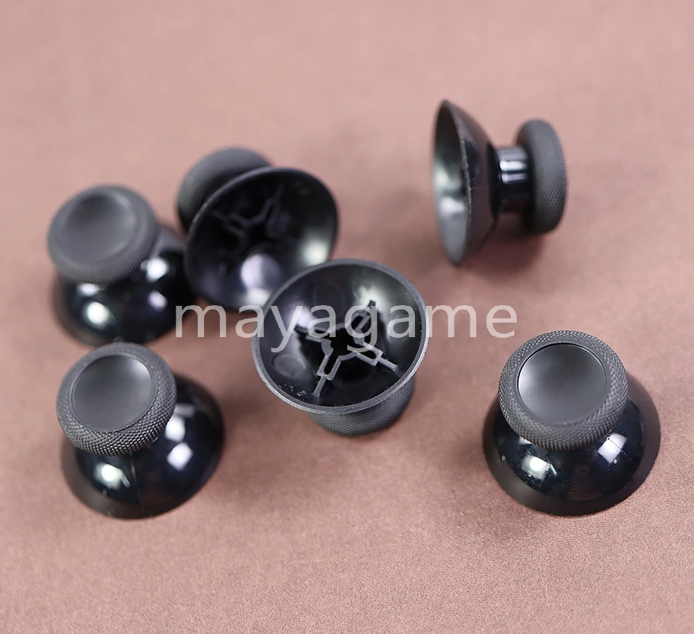 4ชิ้นดั้งเดิมสำหรับ Xbox One จอยสติ๊กแบบแอนะล็อกที่บางเฉียบฝาโยกหมวกเห็ดอะไหล่สำหรับซ่อม