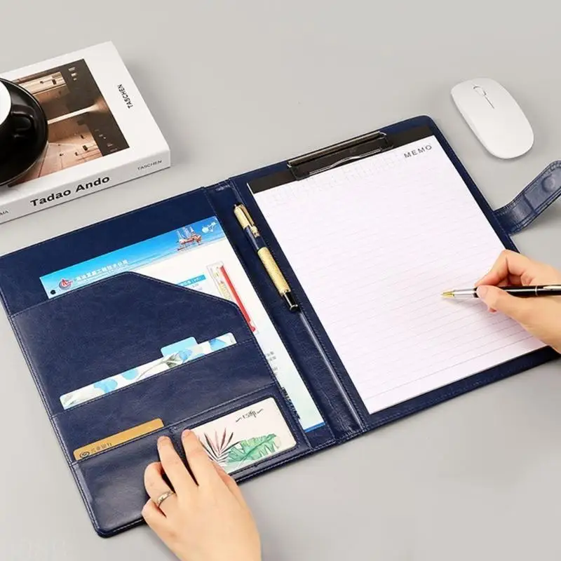 

D08B Fashion Business Folder Waterproof Document Holder Perfect for Legal Pad and Document Organization in Various Color