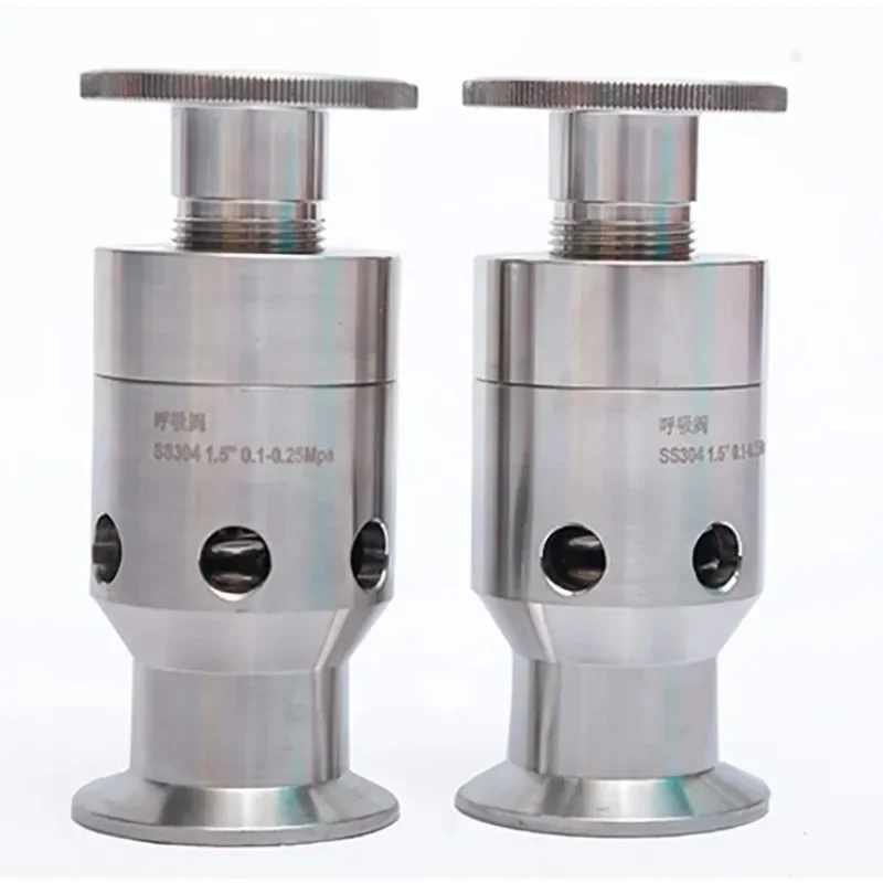 Pneumatic Stainless Steel Adjustable Pressure  Air  Vacuum Breaker Relief Valve