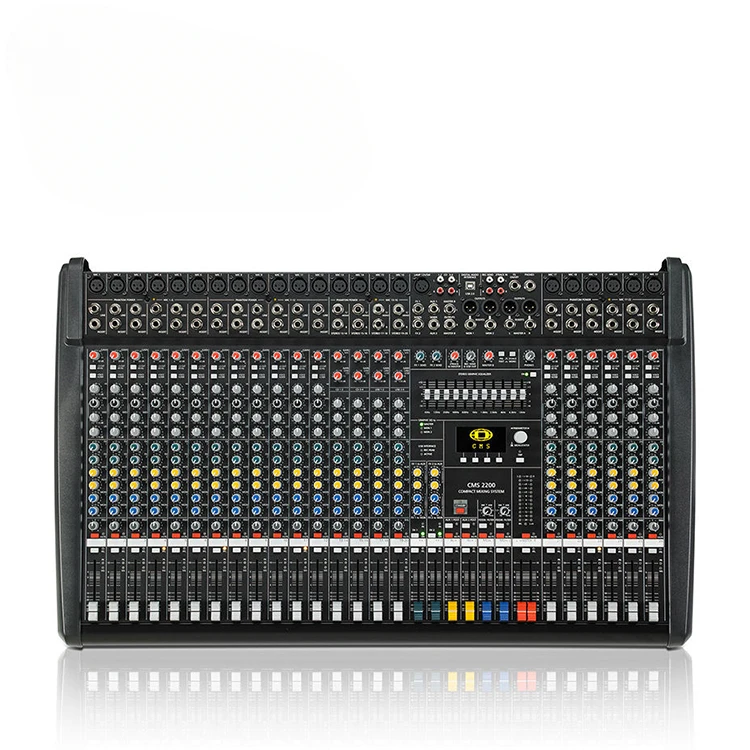 CMS2200-3 CMS2200 Professional Sound Mixing 22 Channels Audio Sound Console Mixer for DJ Live Show Stage