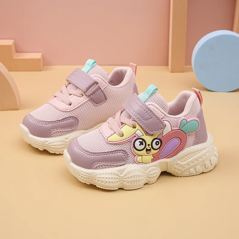 Children Sport Shoes Mesh Breathable Functional Shoes Boys Girls Soft Sole Non-slip Cartoon Sneakers Kids Shoes Tenis Para Niño