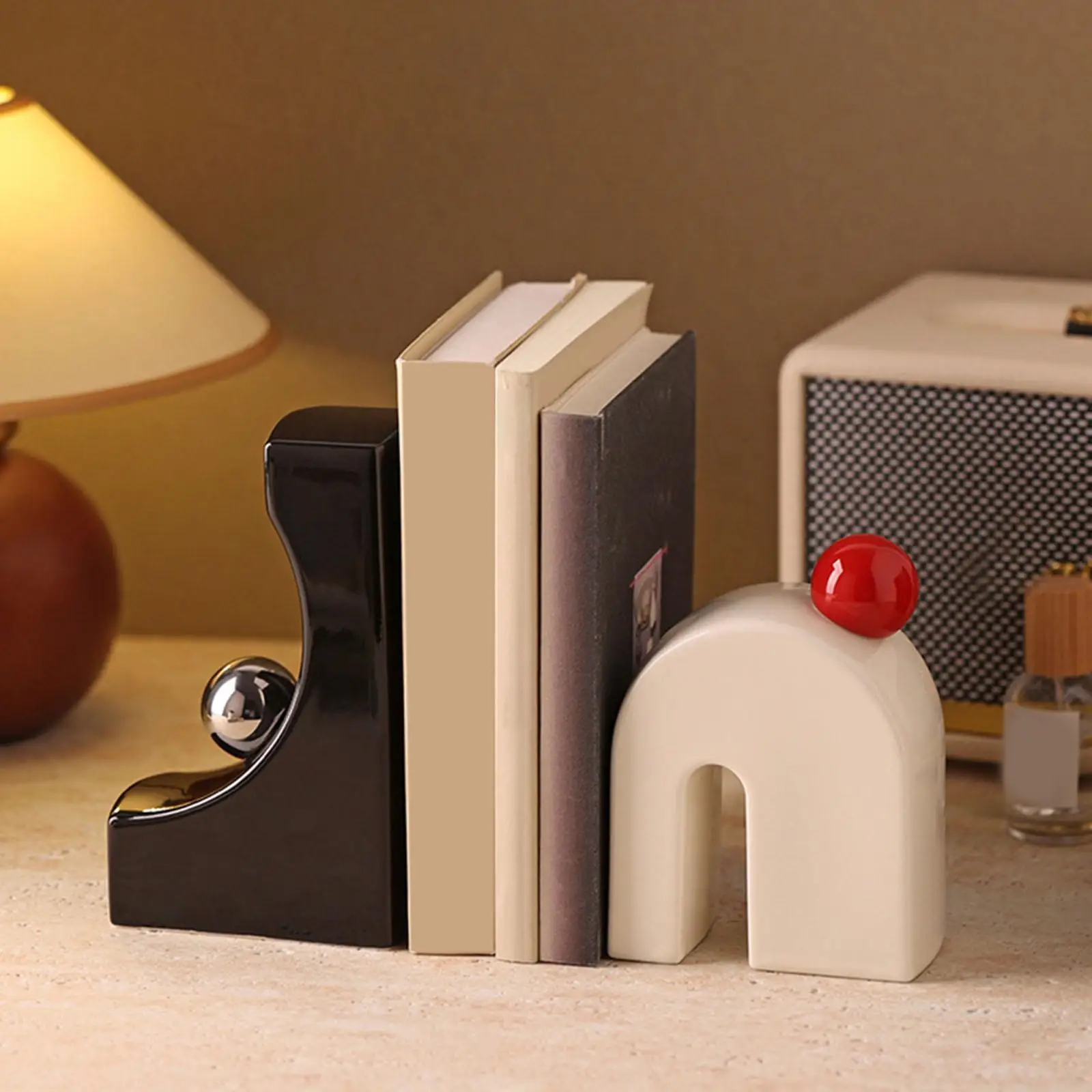 Art Statues Art Sculptures Bookends Book Ends Decorative Figurines for Bookshelf Entrance Living Room Shelf Home Decor