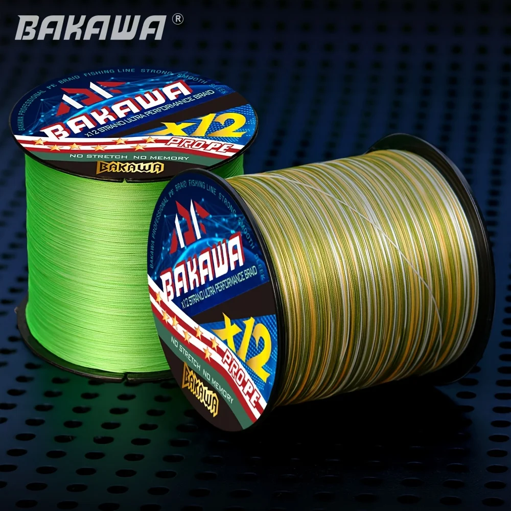 

BAKAWA 500 м 12-прядная оплетка леска X12 PE рыболовные аксессуары для рыболовного снаряжения для ловли карпа рыболовные товары рыбалка новинка