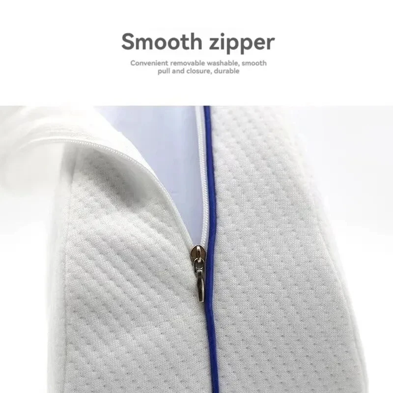 Ergonomic Heart-Shaped Leg Pillow - Soft Slow-Rebound Memory Cotton for Side Sleeping, Spine Alignment & Pressure Relief