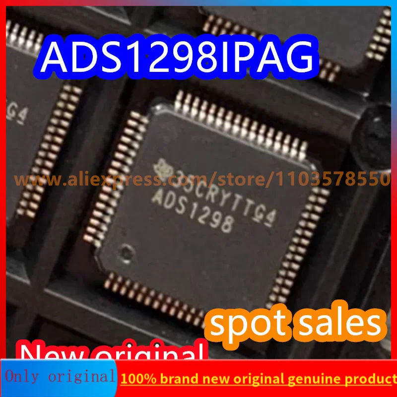 

1PCS New original ADS1298IPAGR ADS1298 package TQFP64 analog front-end chip ADS1298IPAG