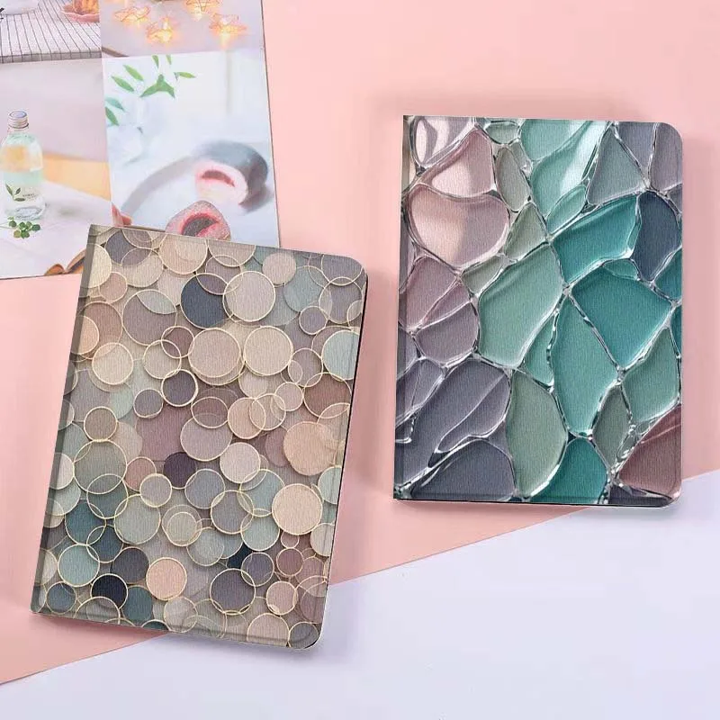 

Красочный абстрактный мозаичный чехол для планшетов Vivo Pad SE 11, 5, 3, 2, Pro 12.3, 13, 12.1, 11.5, Air, IQOO Pad, складной чехол для планшета