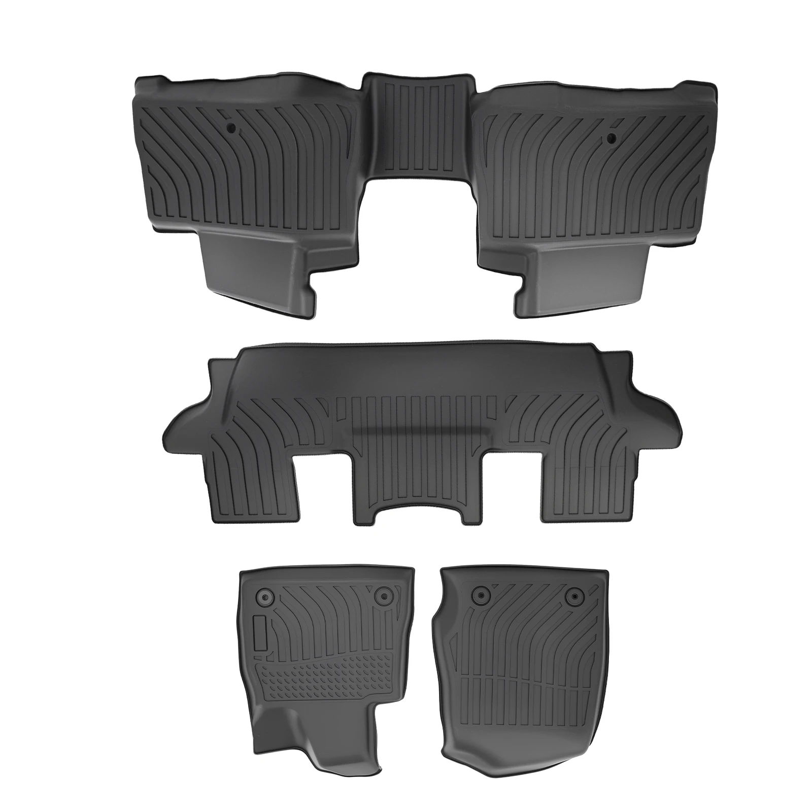 

TPE Carpet Floor Mats for Lincoln Aviator 2020-2024 6-Seats Black Car Mat