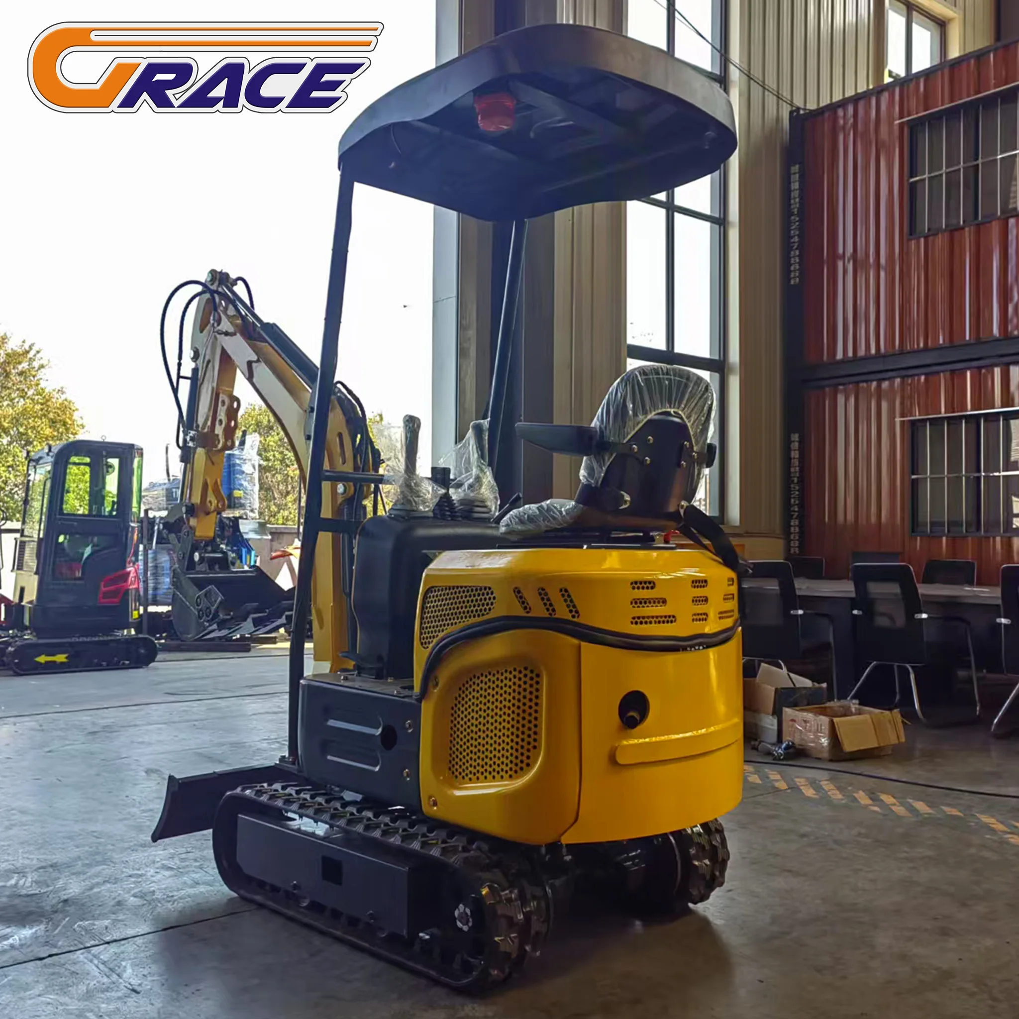 محرك EPA Kubota 1.8 طن حفار زاحف جديد مزرعة حقيبة صغيرة حفارات منزلية مدمجة 1 طن 1.5 طن آلة حفارة صغيرة