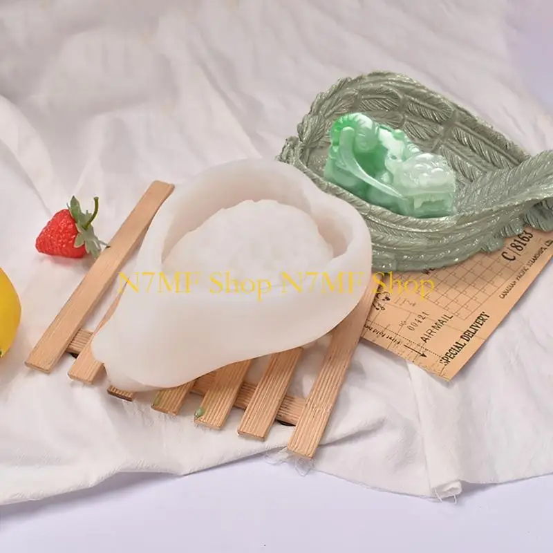 

N7MF Diy кристаллическая эпоксидная форма крыло перо лоток для хранения украшения силиконовая форма