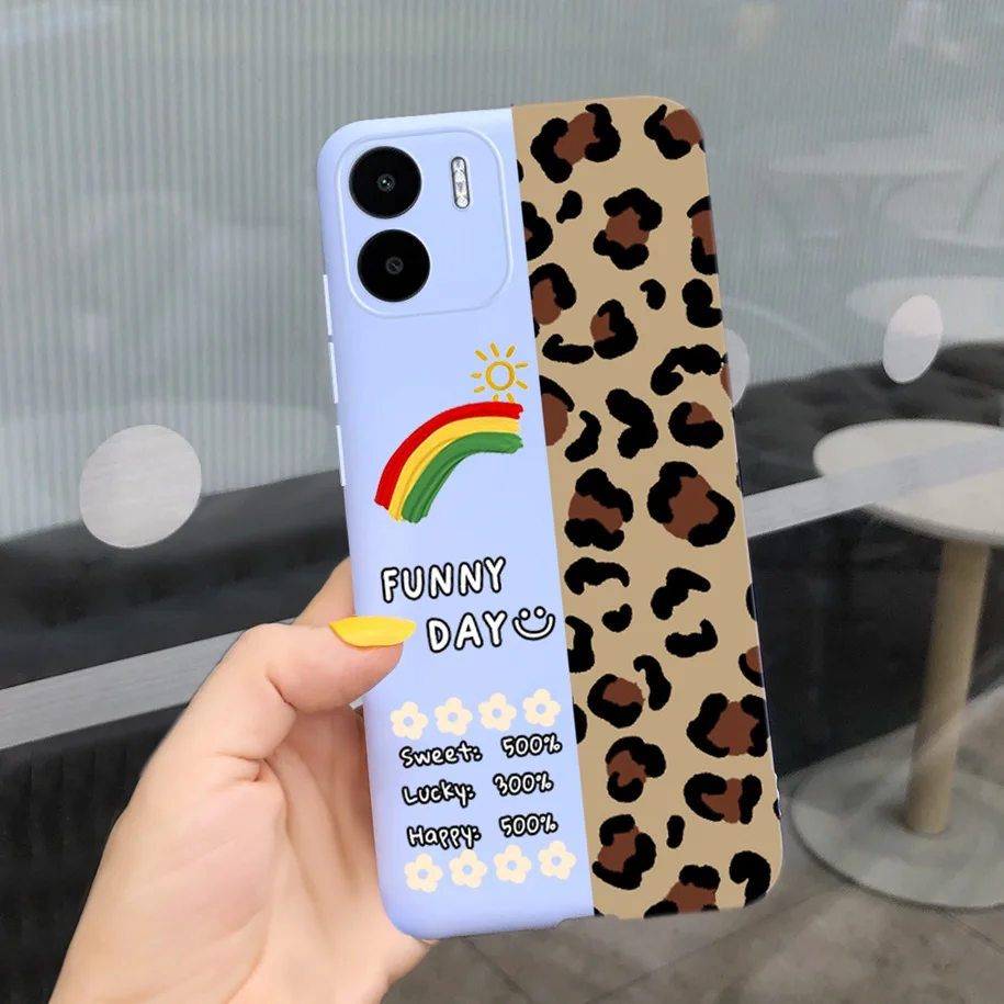 For Xiaomi Redmi A2 Case Redmi A1 Cover Lovely Cow Lattice Bumper Slim Soft TPU Phone Case For Xiami Redmi A1 RedmiA2 A 2 Fundas