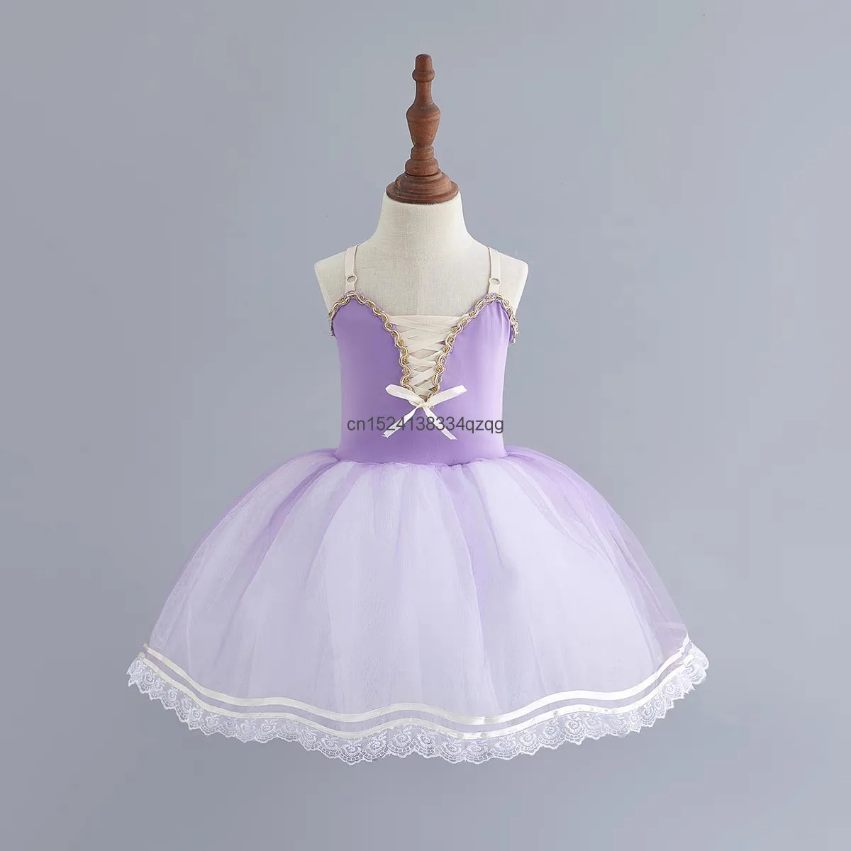 Children's Ballet Skirt Swan Dance Skirt Gauze Skirt Tutu Dress Girl Ballet Dance Practice Clothing Ballet Performance Dancewear