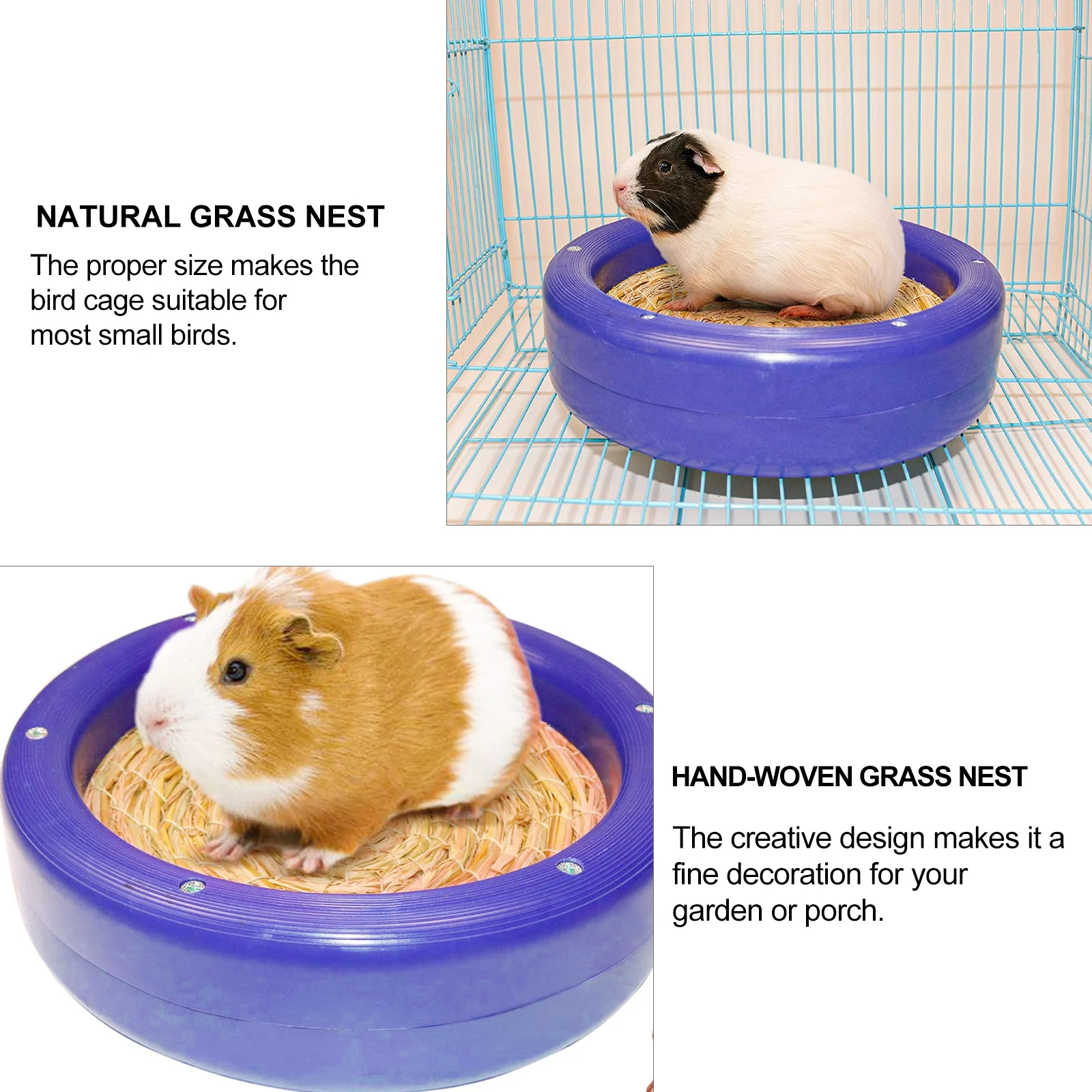 

Pet Bird Nest Pigeon Woven Bed Proper Size Suitable Most Small Birds Bird Nest Pigeon Accessories Pet Supplies