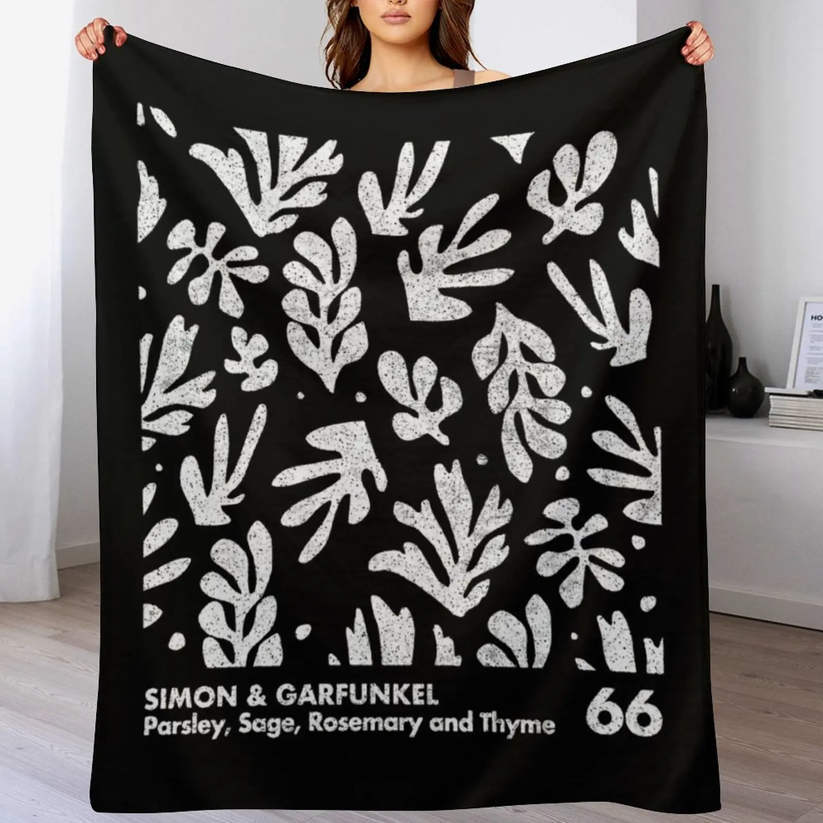 Simon & Garfunkel _ Parsley, Sage, Rosemary and Thyme Throw Blanket Soft Home Decor Blanket for Couch Bedroom