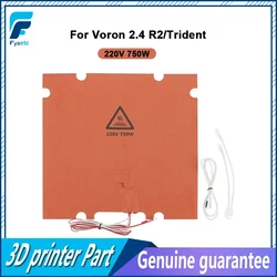FYSETC Silicone Heated Bed Heating Pad with Point Hole 300/350mm 110V/220V 750W/1000W for Voron 2.4 R2/Trident 3D Printer Parts