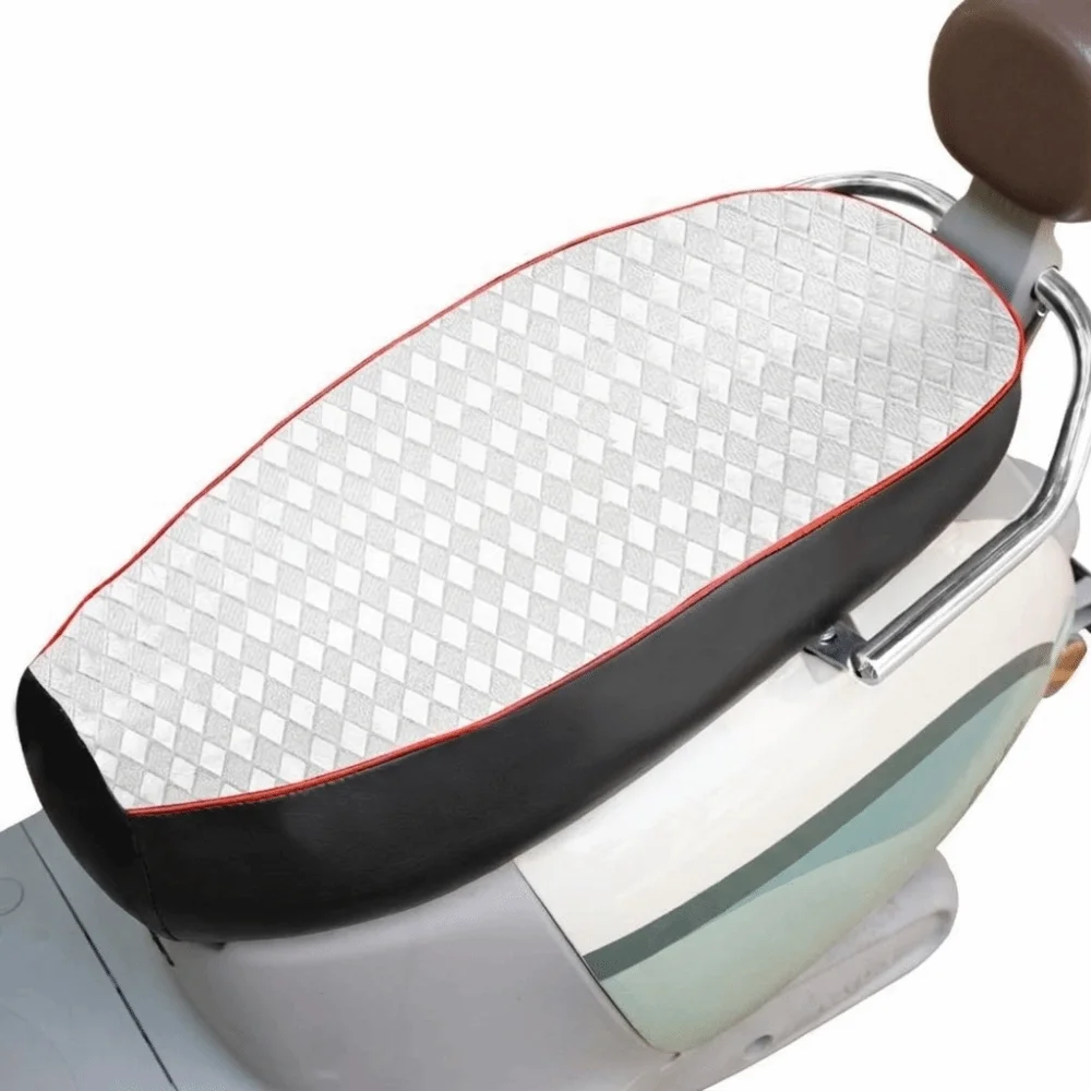 Waterproof Motorcycle Seat Cover Wear Resistant Non-Slip Scooter Seat Cover Sunproof Easy to Clean Seat Cushion Cover