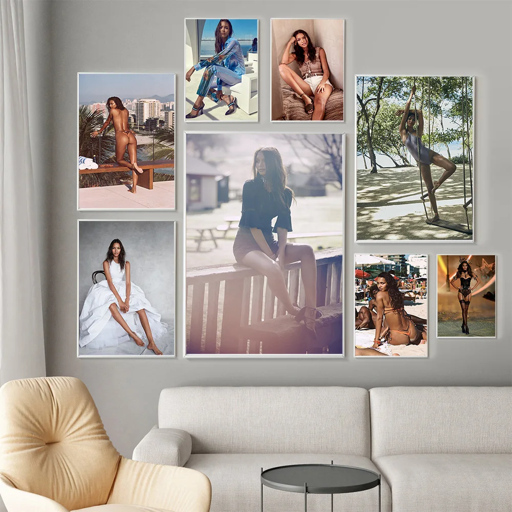 Lais Ribeiro Print Art Sexy Poster Star Photo Canvas Painting Fashion Model Wall Stickers Home Decor