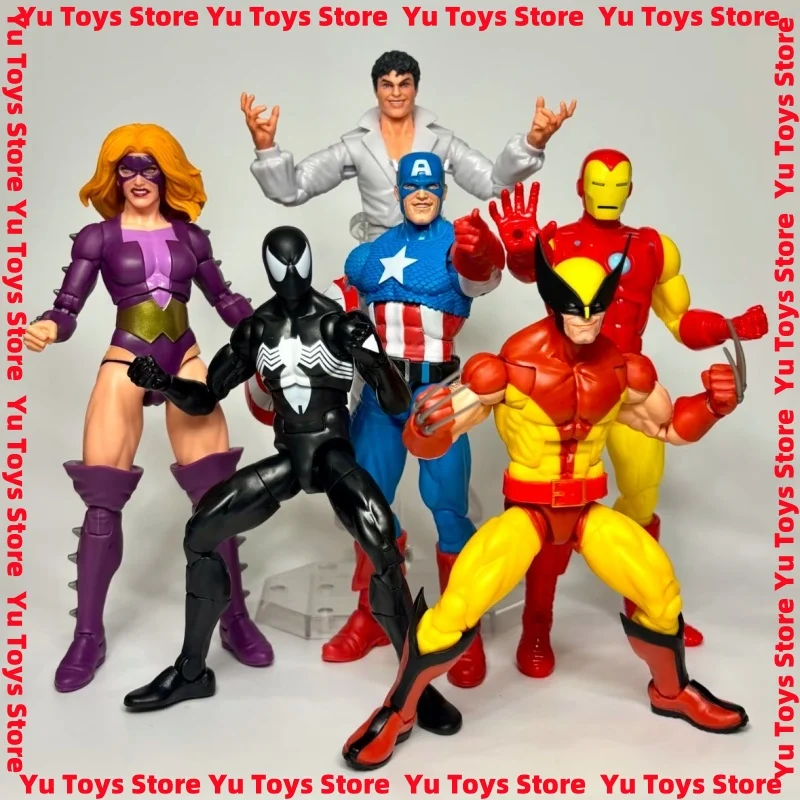 

2025 Marvel Legends Figures Iron Man Figure 1/12ml Marvel'S Legendary Secret War Wolverine Captain America Ornament Gift