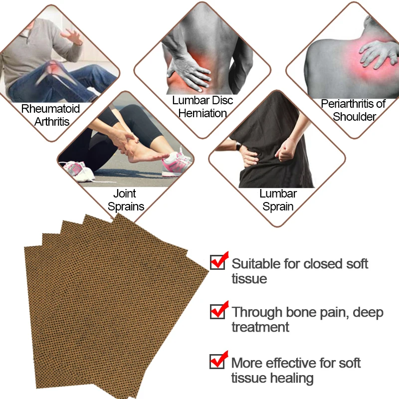 80pcs/10bags Chinese Medical Patch Treatment Muscle Back Neck Pain Arthralgia Rheumatoid Arthritis Pain Plaster