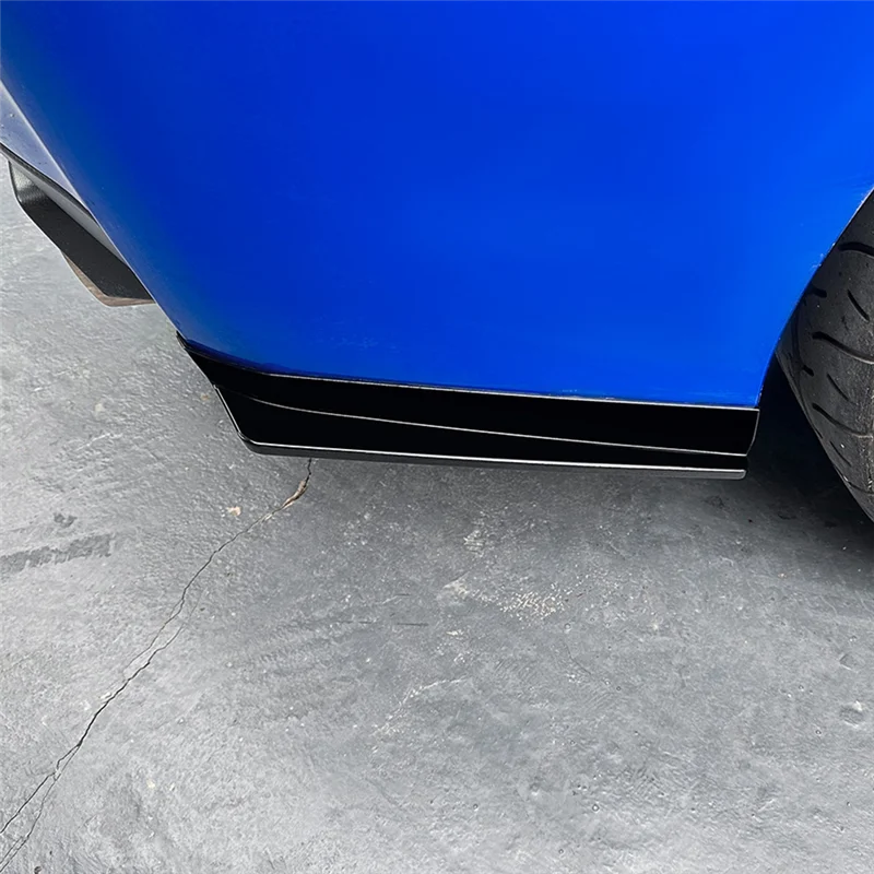 

Car Rear Bumper Lip Diffuser Splitter Winglet Apron Spoiler For Subaru WRX STI VA 2015-2021 Glossy Black