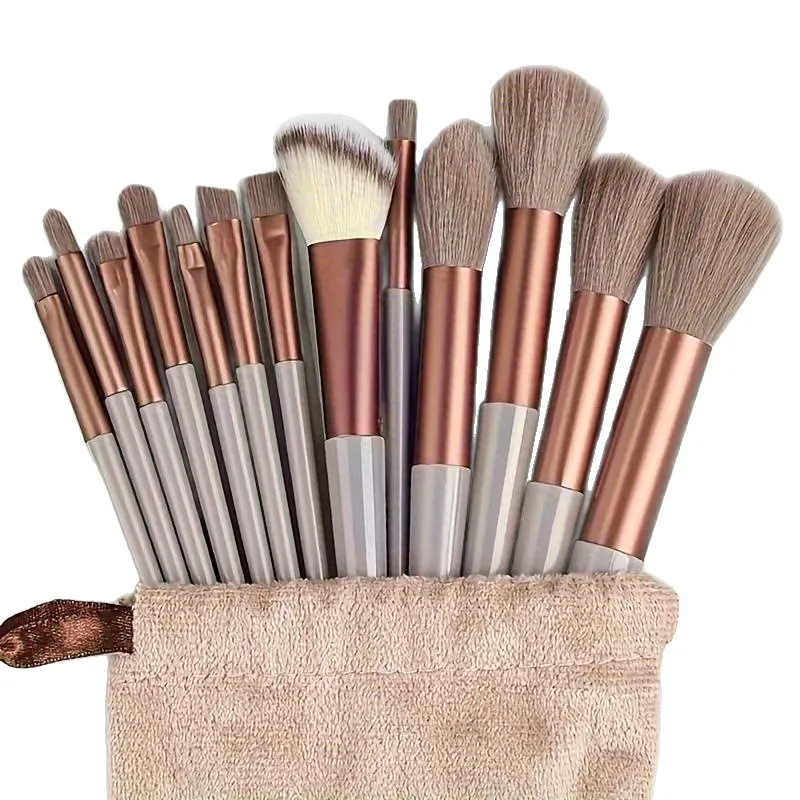 パワン+ メイクブラシ ビューティーツール メイクブラシセット ソフトでふわふわ プロ仕様 コスメ ベーシック パウダー アイシャドウ カブキ ブレンド