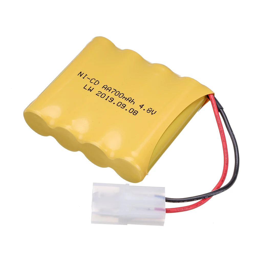 4.8v Rechargeable Batteries USB Charger For Rc toys Cars, Trucks, Tanks, Robots, NI-CD AA 700mah 4.8v Battery Pack For Rc Boats view 5