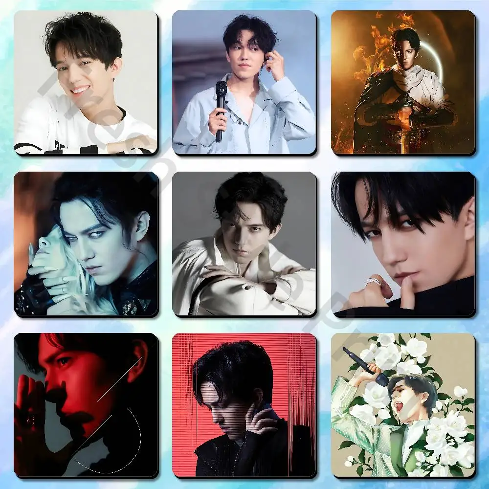 

D-Dimash Singer Q-Qudaibergen Cute Cartoon Anime Refrigerator Magnets Soft Magnetic Heat Transfer Refrigerator Magnets Gift