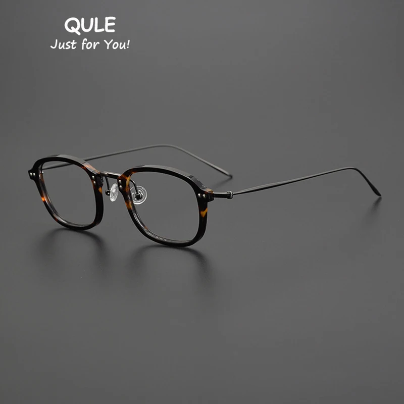 

New Fashion Acetate Glasses Frames Men Women Square Eyeglasses Myopia Reading Prescription Progressive Preppy Handmade Eyewear