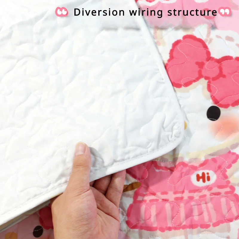 Creative Sanrio Women Bed Pad Cartoon Kuromi Waterproof Menstrual Leakage Pad Small Size Urination Mattress Gift