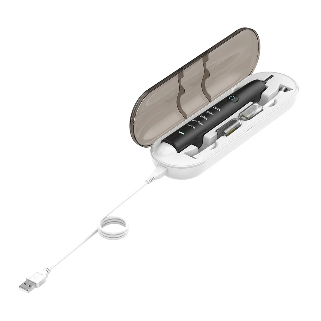 Trave Portable Electric Toothbrush Charger Case Box for Philips Sonicare Toothbrush Travel Charging Box USB Cable