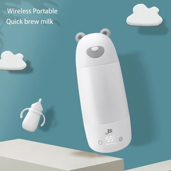 Garrafa térmica do bebê do regulador do leite água caneca café copo bonito do copo do aço inoxidável com exposição da temperatura