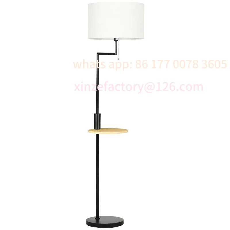 

Customizable floor lamp table cap linen lampshade Ø 40x168 cm