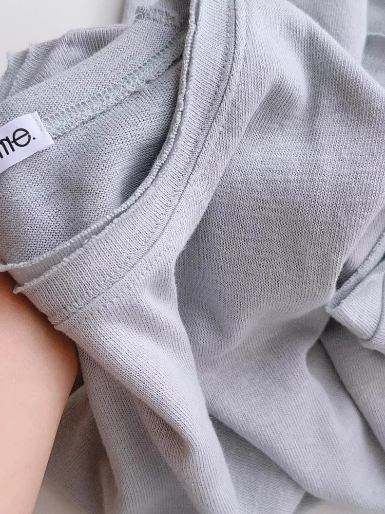 Suéter Holgado de Punto para Mujer, Capa Base, Cómodo, Transpirable, Informal, Estilo Coreano, para Otoño