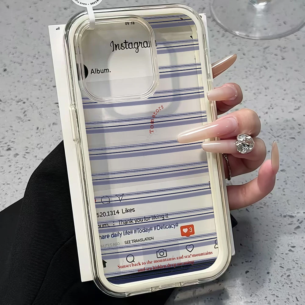 Kreative Streifen INS Handyhülle für Samsung Galaxy S26 Ultra S25 S24 edge s22 s23 Plus FE A57 A54 A55 A16 A35 A36 A37 5G Cover – Detail 4