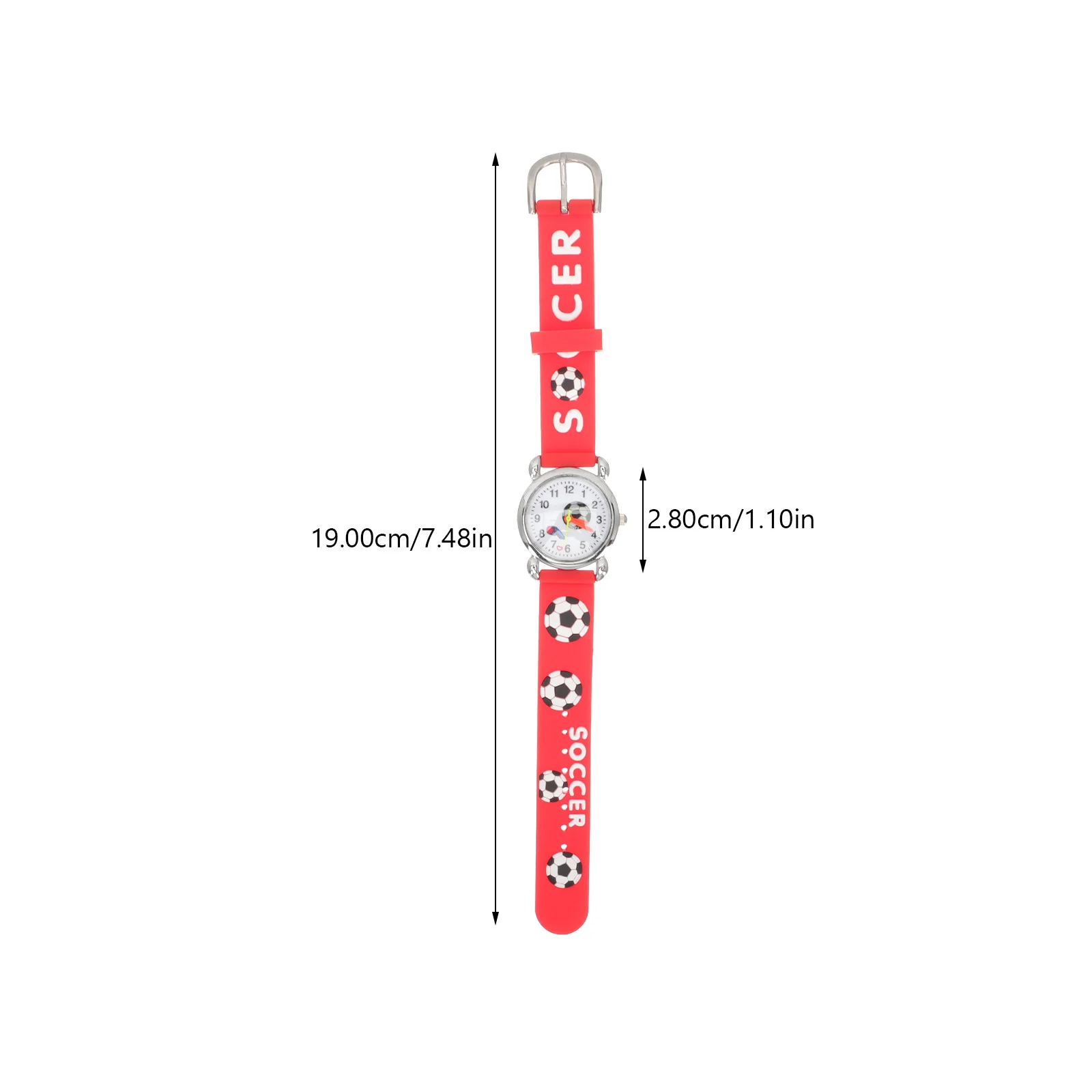 

Student Cartoon Watch Breathable Soft Strap Clear Numbers Comfortable Durable Wear-Resistant Accessory Gift