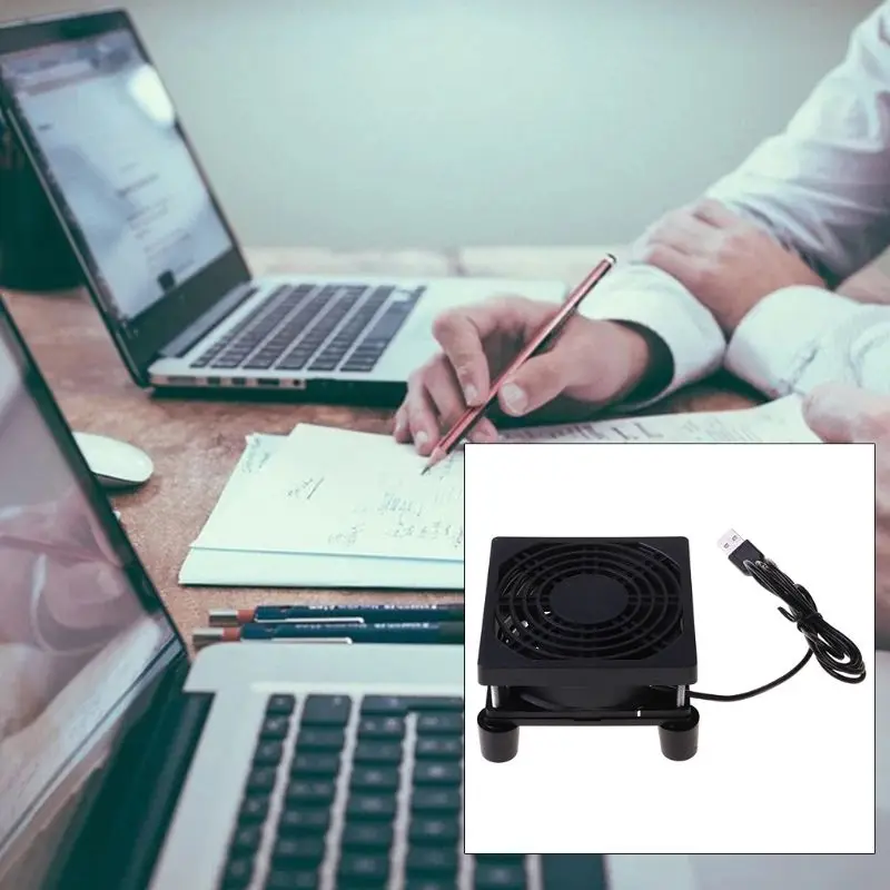ルーター テレビ セット トップ ボックス ラジエーター DIY 交換部品 9/12 センチメートルユーティリティ クーラー ファン